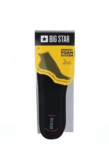 Big Star Memory Foam Schwarze Einlegesohlen 2