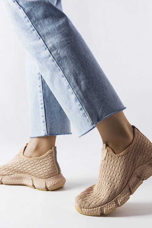 Beige Sport-Sneaker Obenor Slip-On