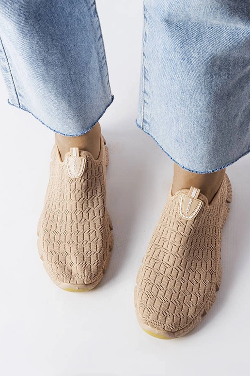 Beige Sport-Sneaker Obenor Slip-On