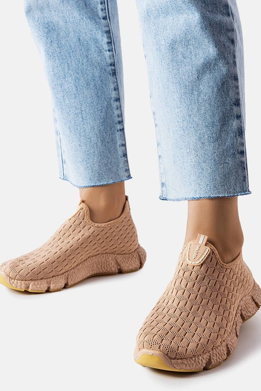 Beige Sport-Sneaker Obenor Slip-On