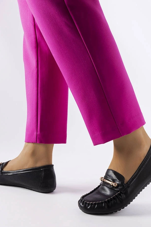 Schwarze Sorel-Loafer mit mattem Finish Schwarze Sorel-Loafer mit mattem Finish