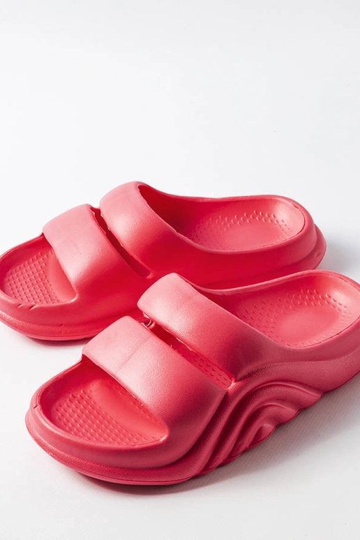 Dunkelrosa Flip-Flops „Geneve“ aus Gummi