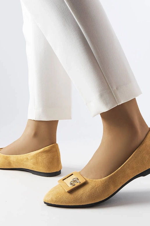 Beige Ballerinas mit Zirkonia Fleming Beige Ballerinas mit Zirkonia Fleming