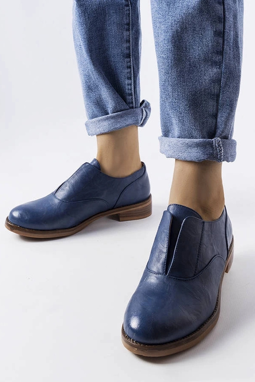 Dunkelblaue Burdett Kunstleder-Stiefel Dunkelblaue Burdett Kunstleder-Stiefel