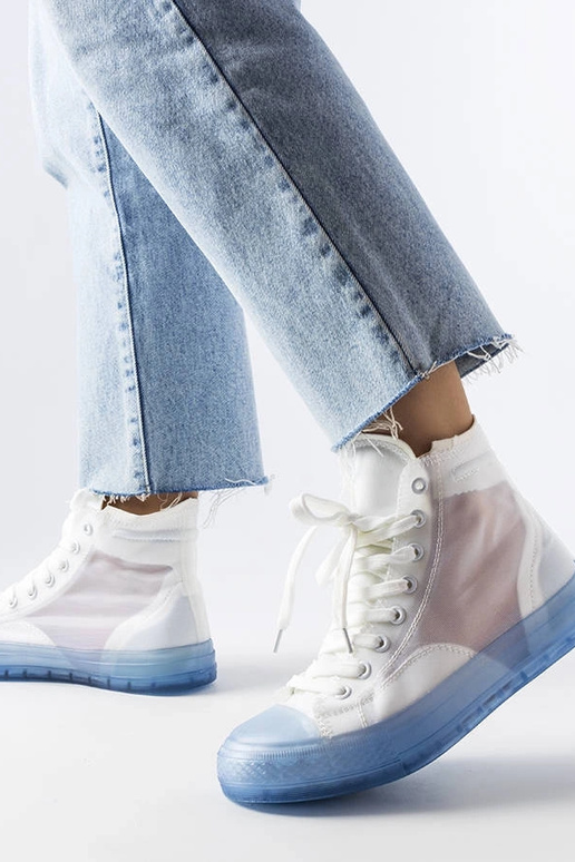 Nanterre – Hohe Sneakers in Blau und...