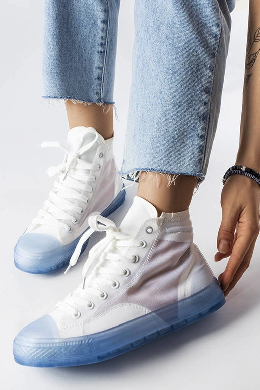 Nanterre – Hohe Sneakers in Blau und...