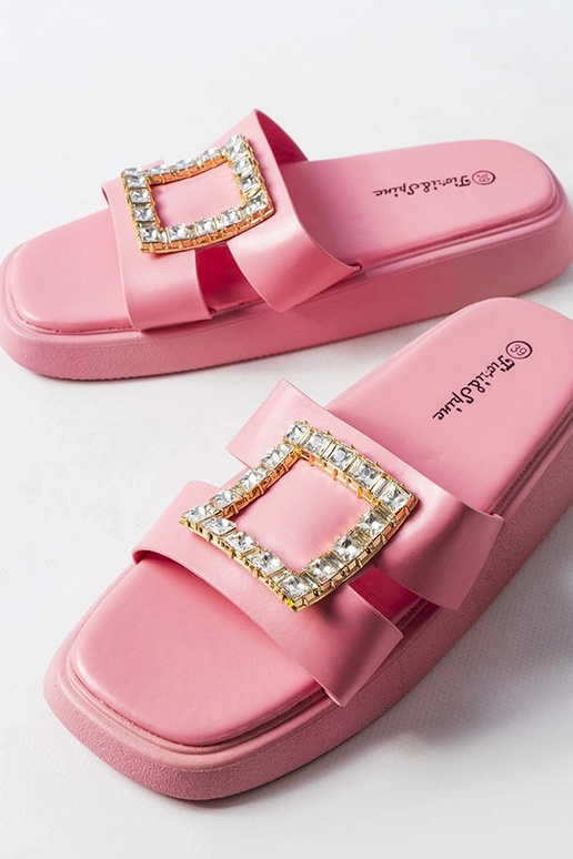 Rosa Flip-Flops mit Zirkonia Fusberta Rosa Flip-Flops mit Zirkonia Fusberta