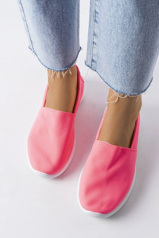Rosafarbene Slip-On-Sneakers „Winding“