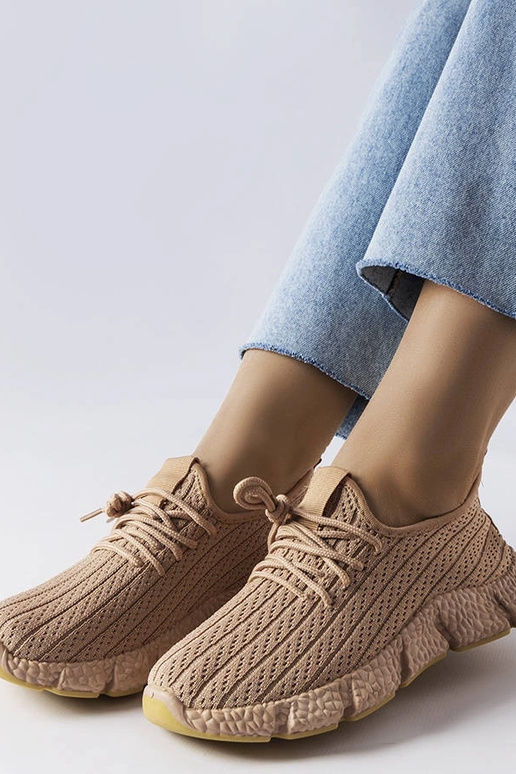 Beige Sport-Sneakers Élodie