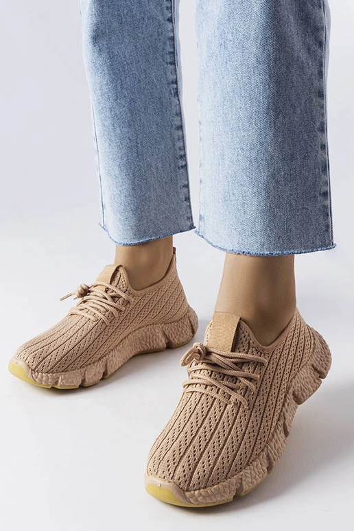 Beige Sport-Sneakers Élodie