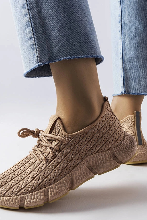 Beige Sport-Sneakers Élodie