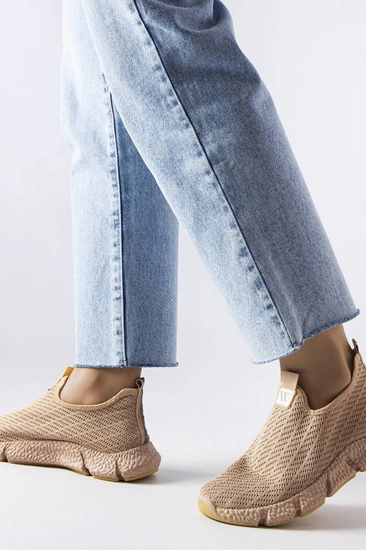 Beige Slip-On-Sneakers Yellville