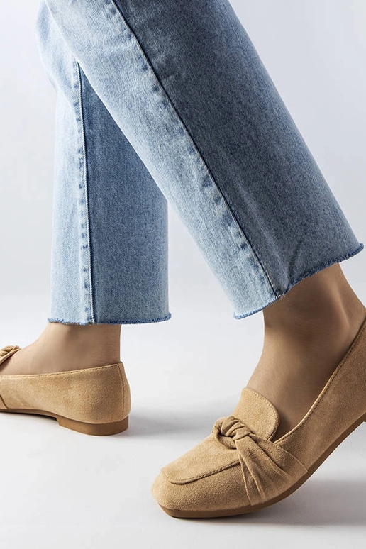 Beigefarbene Loafer „Samika“ Beigefarbene Loafer „Samika“