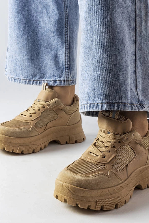 Mikeladze dunkelbeige Sportschuhe für...