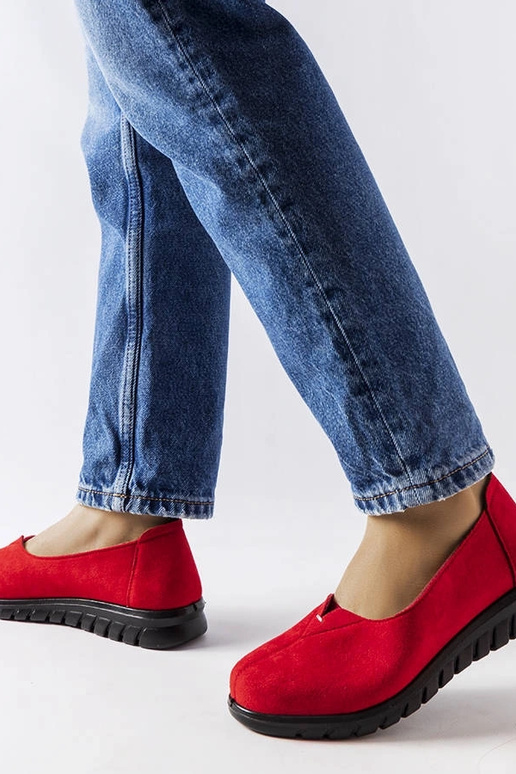 Rote leichte Kheda-Loafer Rote leichte Kheda-Loafer