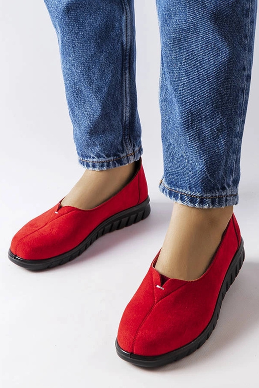Rote leichte Kheda-Loafer Rote leichte Kheda-Loafer
