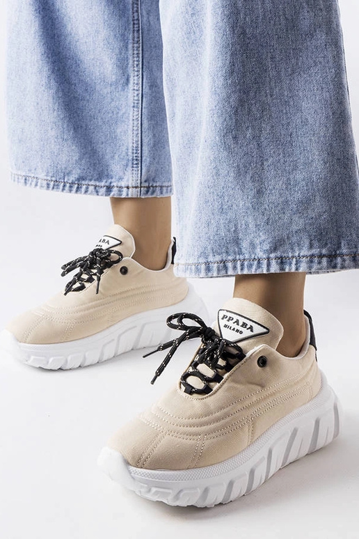 Beigefarbene Aisys-Sneakers