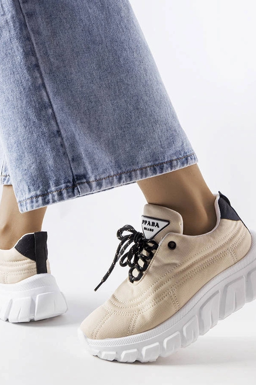 Beigefarbene Aisys-Sneakers