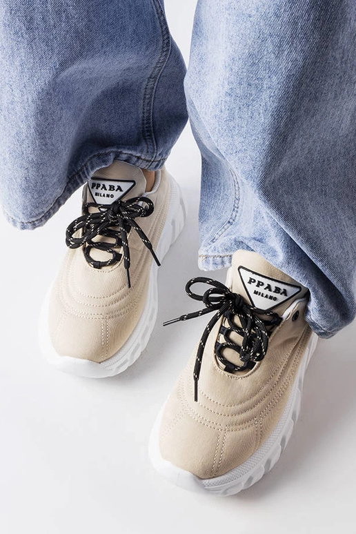 Beigefarbene Aisys-Sneakers