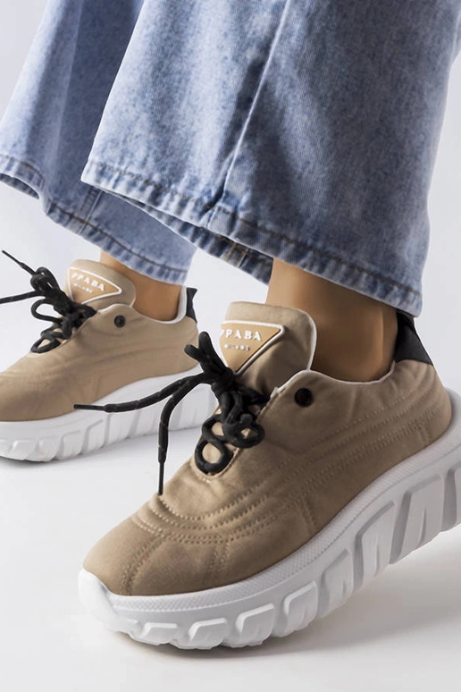 Dunkelbeige Sneaker Aisys