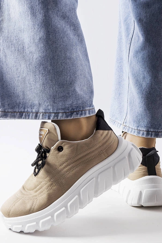 Dunkelbeige Sneaker Aisys