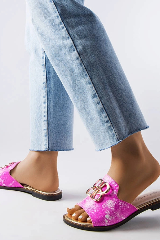 Lea rosa Damen Flip-Flops mit Schnalle