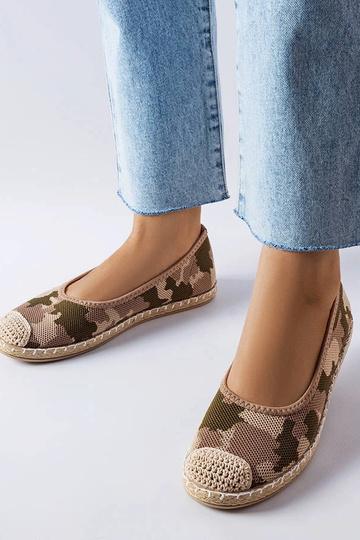 Grüne Slip-On-Espadrilles von Benedum