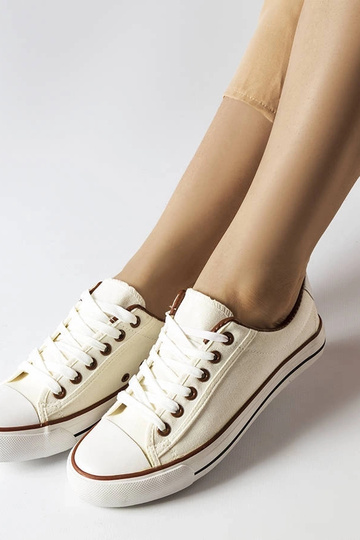 Weiße Stoff-Sneaker von Mascherone 2