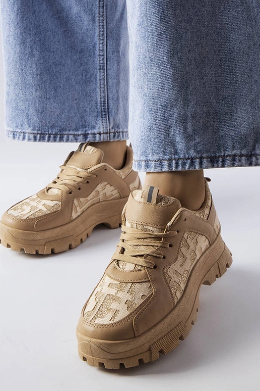 Dunkelbeige „Brunswick“ Chunky-Sneaker Dunkelbeige „Brunswick“ Chunky-Sneaker