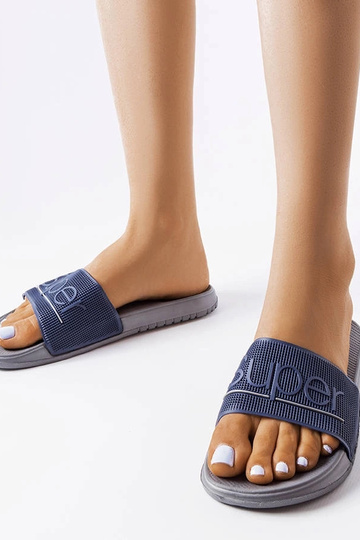 Azelio – Graue Flip-Flops aus Gummi