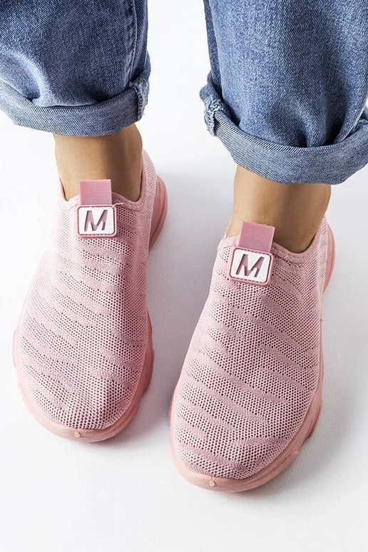 Rosa Sportschuhe für Damen aus Stoff...