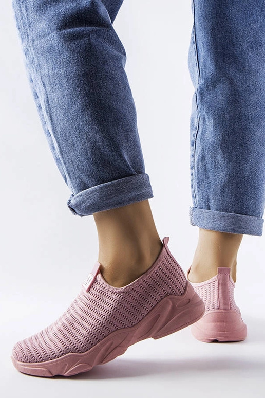 Rosa Damen-Sportschuhe, Slipper,...