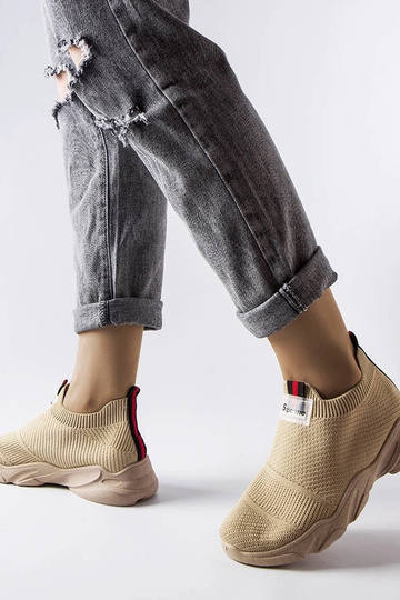 Dunkelbeige Greco Slip-On Sportschuhe für Damen 2