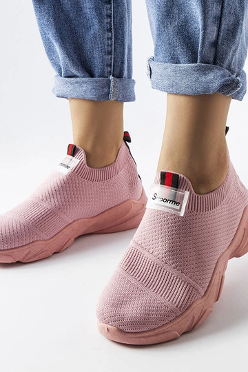 Greco Pink Slip-On-Sneaker...