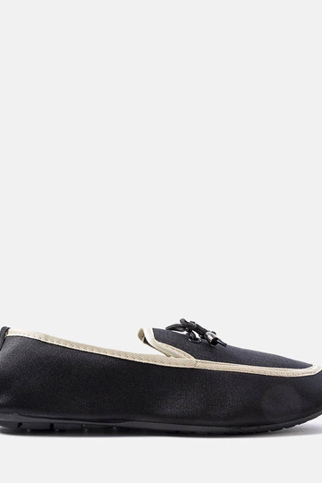 Schwarze Capon Herren-Loafer