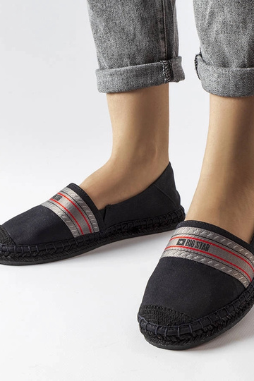 Schwarze Espadrilles mit großem Stern LL274894 2