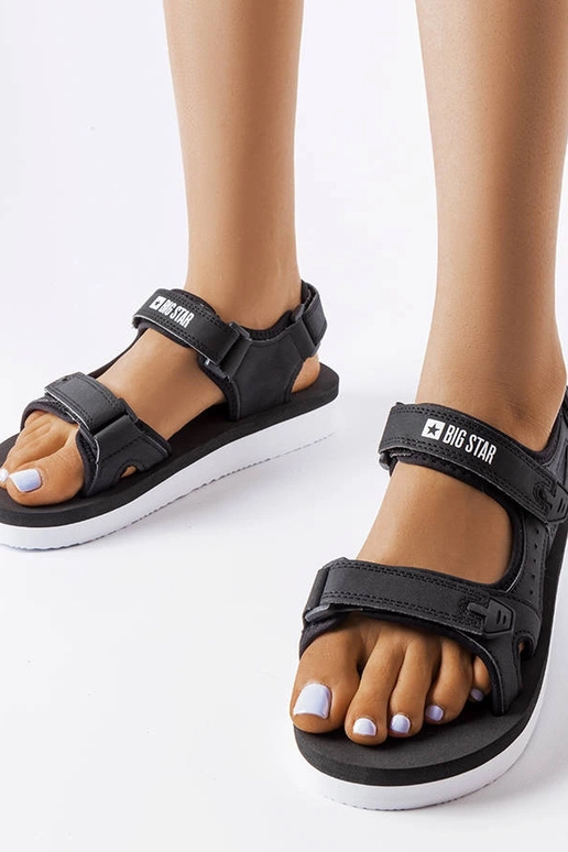 Big Star Sandalen aus schwarzem...