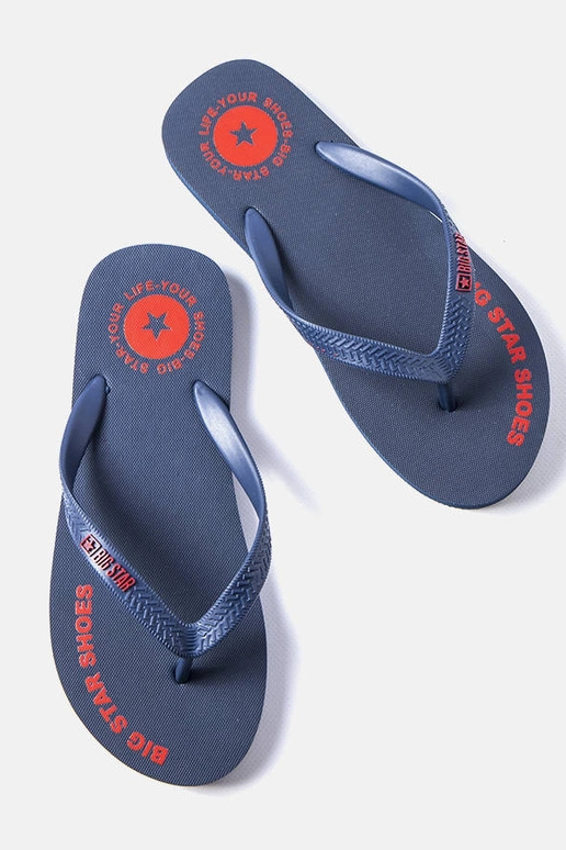Marineblaue Flip-Flops Big Star LL174424