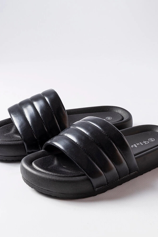 Schwarze lässige Flip-Flops Skillen