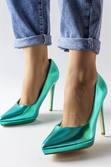 Kristin – Grüne Heels mit...
