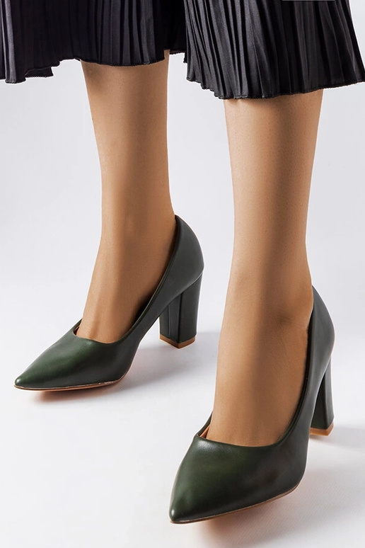 Maurelle Grüne Pumps mit Absatz