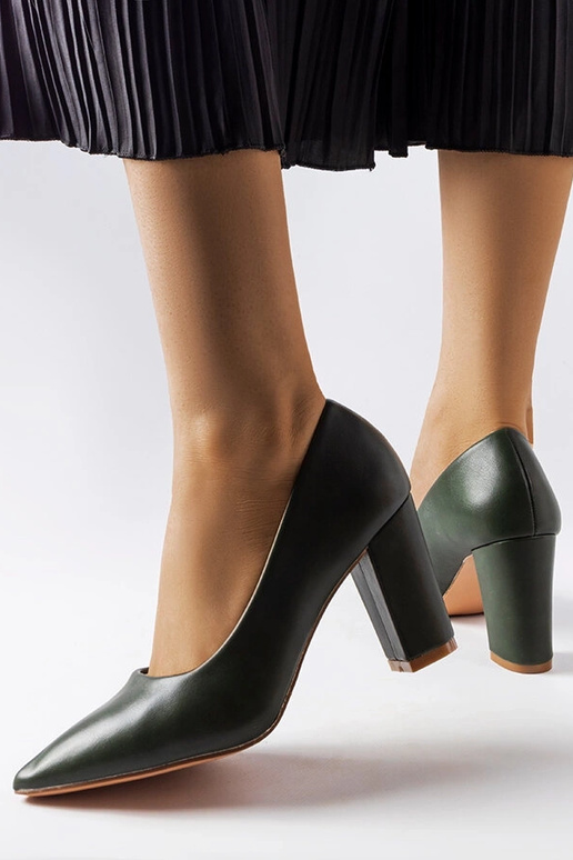 Maurelle Grüne Pumps mit Absatz