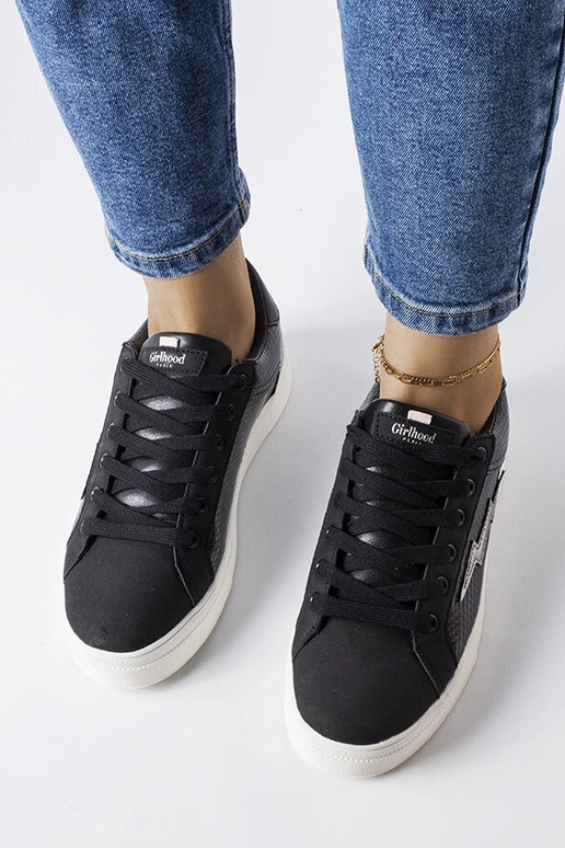 Schwarze Vernadeau-Sneakers