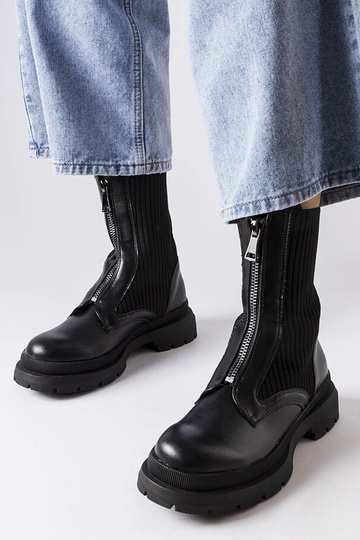 Schwarze Sockenstiefel von...