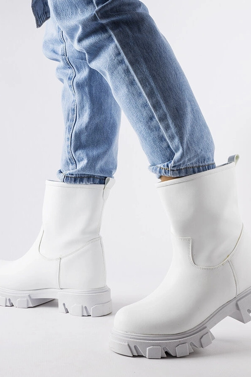 Wuori – Weiße Arbeitsstiefel zum...