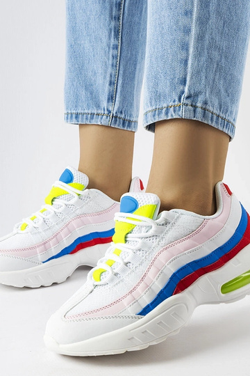 Weiße Sneakers mit bunten... 2