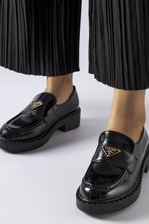 Schwarze Damen-Loafer Milne Schwarze Damen-Loafer Milne