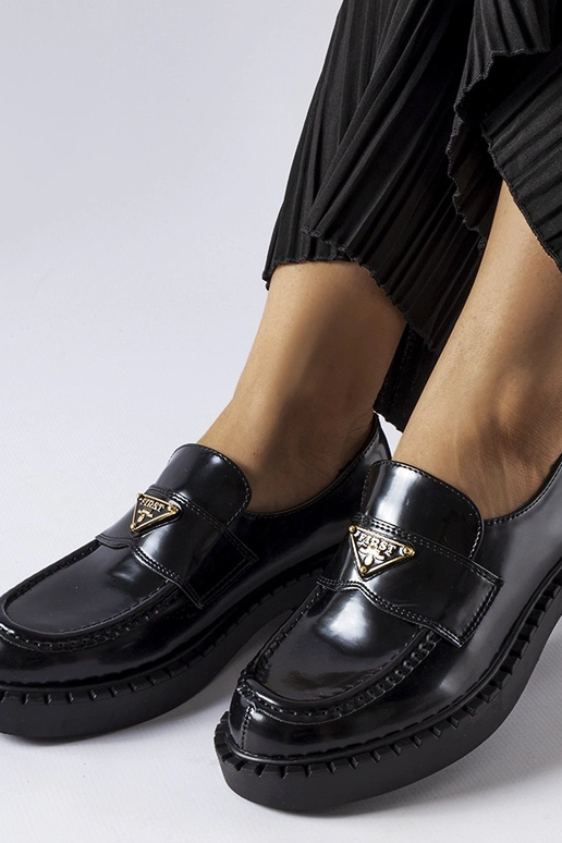 Schwarze Damen-Loafer Milne Schwarze Damen-Loafer Milne