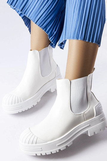 Weiße Lange Workers mit... 2