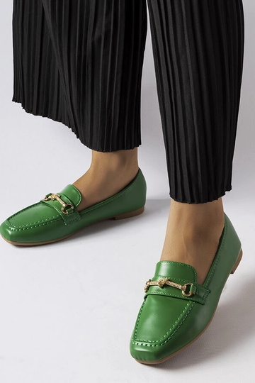 Grüne schicke Loafer von Docherty